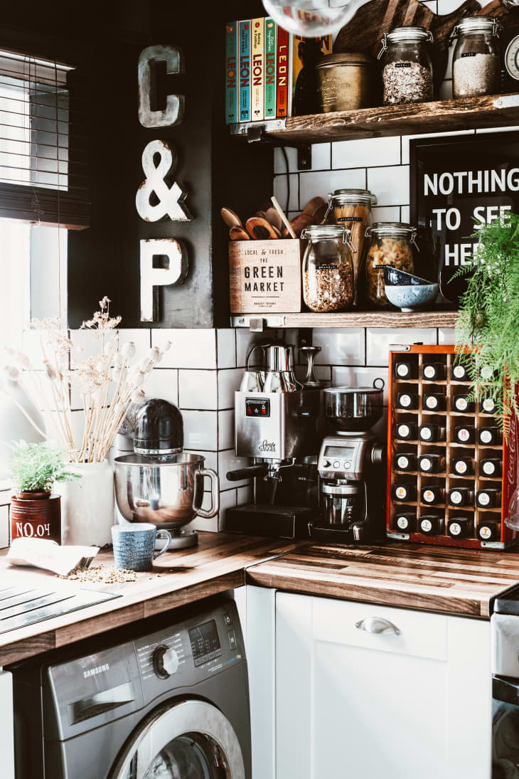 Dark Moody Kitchen Rental Idea | The Kitchn